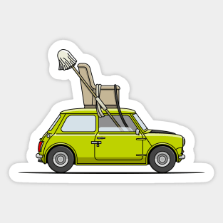 Mr Bean's Mini - Extra Bits Sticker